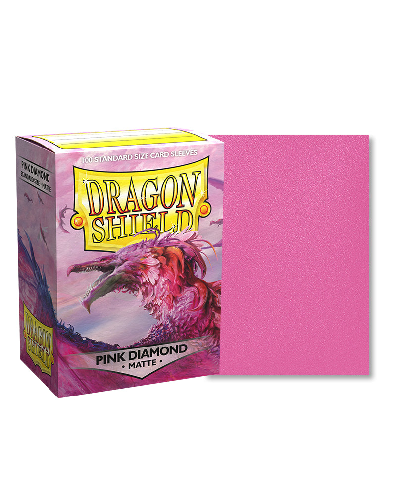 Matte Standard Sleeves (Pink Diamond) | Dragon Shield