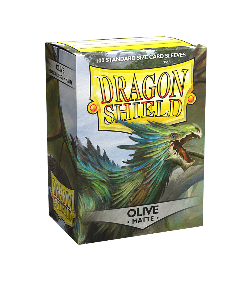 Matte Standard Sleeves (Olive) | Dragon Shield