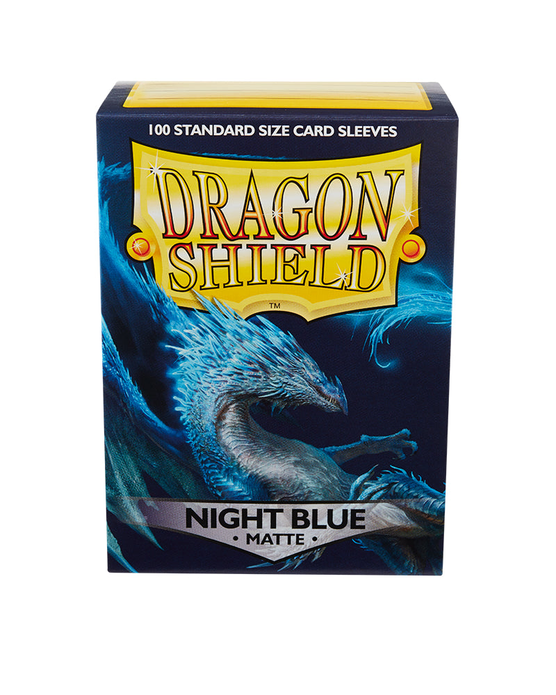 Matte Standard Sleeves (Night Blue) | Dragon Shield