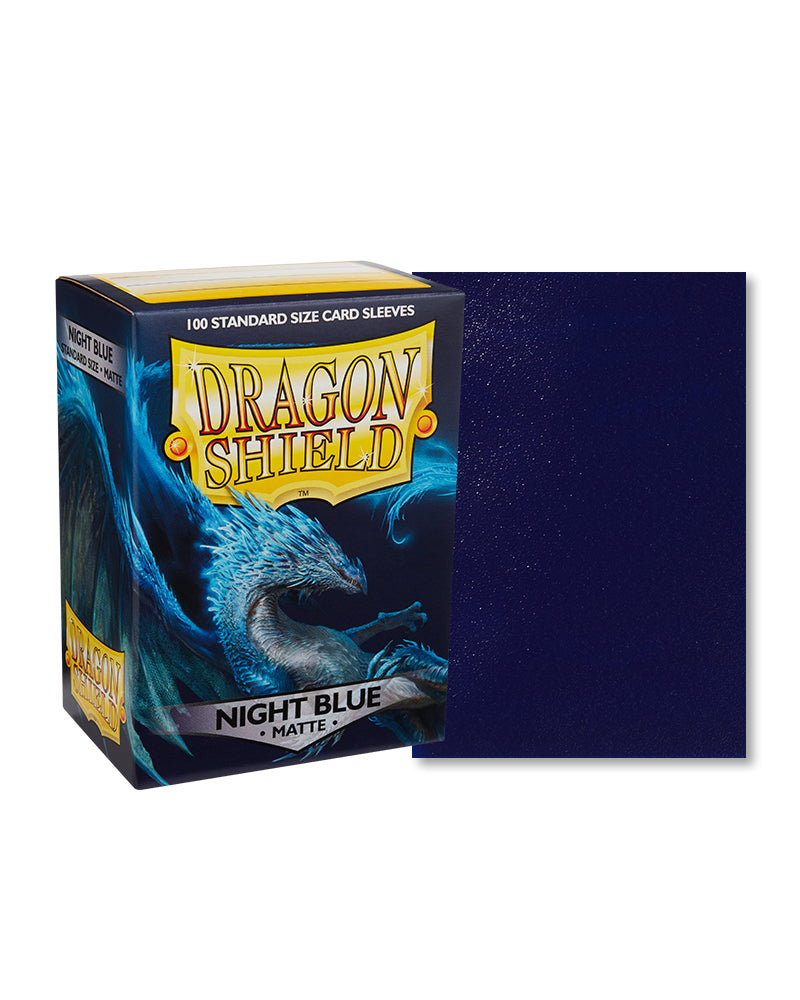 Matte Standard Sleeves (Night Blue) | Dragon Shield