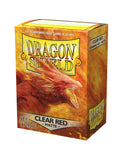 Matte Standard Sleeves (Clear Red) | Dragon Shield