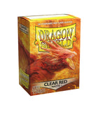 Matte Standard Sleeves (Clear Red) | Dragon Shield