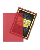 Matte Standard Sleeves (Clear Red) | Dragon Shield