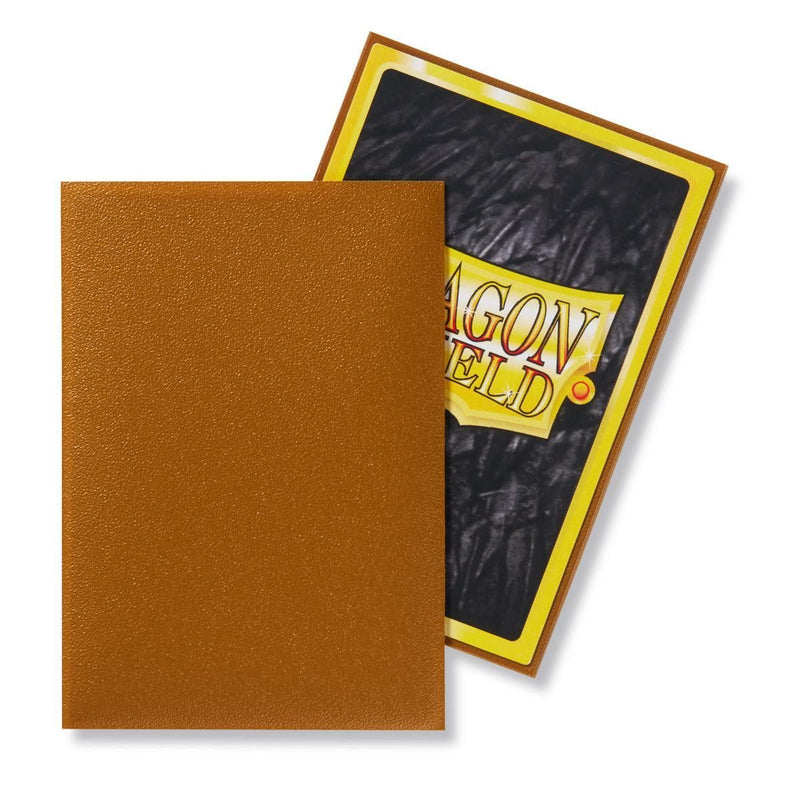 Matte Mini Sleeves (Gold) | Dragon Shield