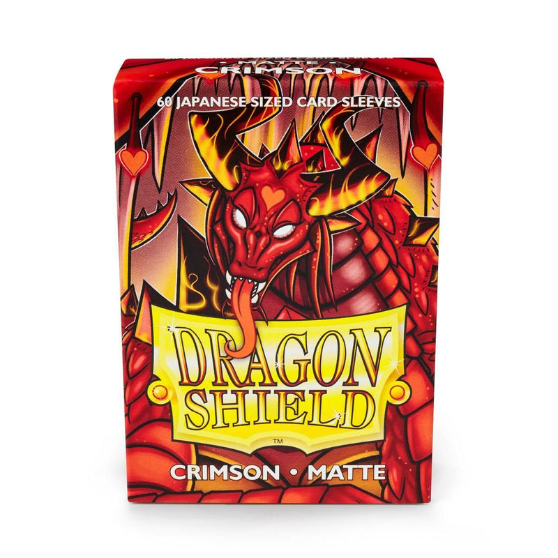 Matte Mini Sleeves (Crimson) | Dragon Shield