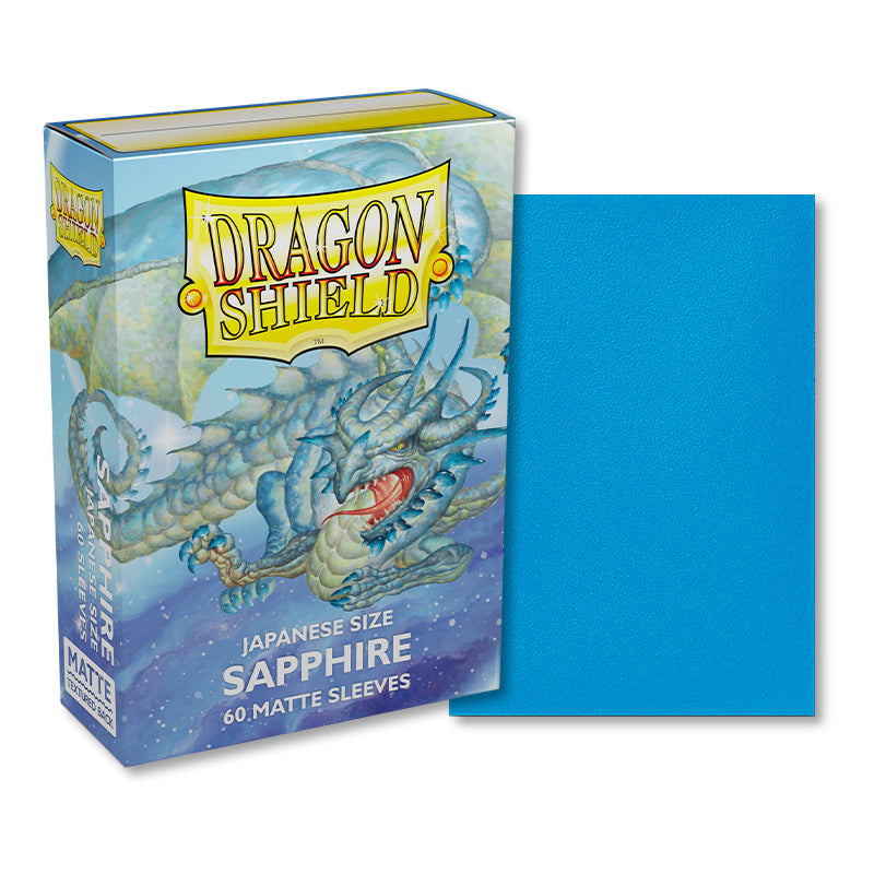 Matte Mini Sleeves (Sapphire) | Dragon Shield