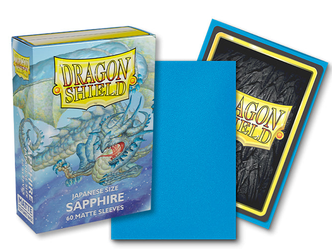 Matte Mini Sleeves (Sapphire) | Dragon Shield