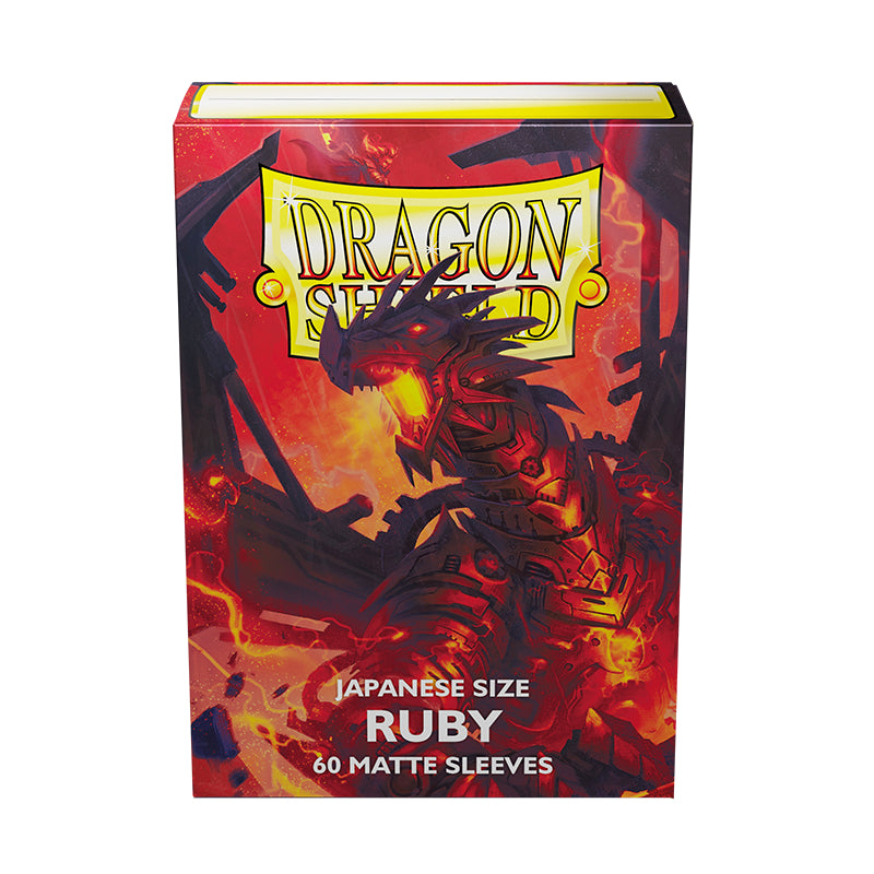 Matte Mini Sleeves (Ruby) | Dragon Shield