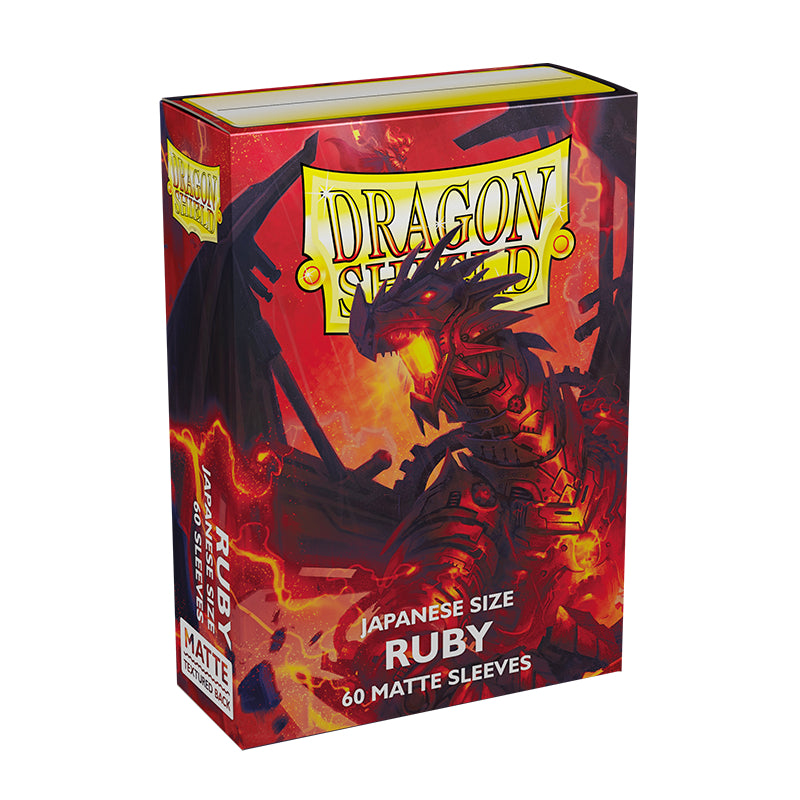 Matte Mini Sleeves (Ruby) | Dragon Shield