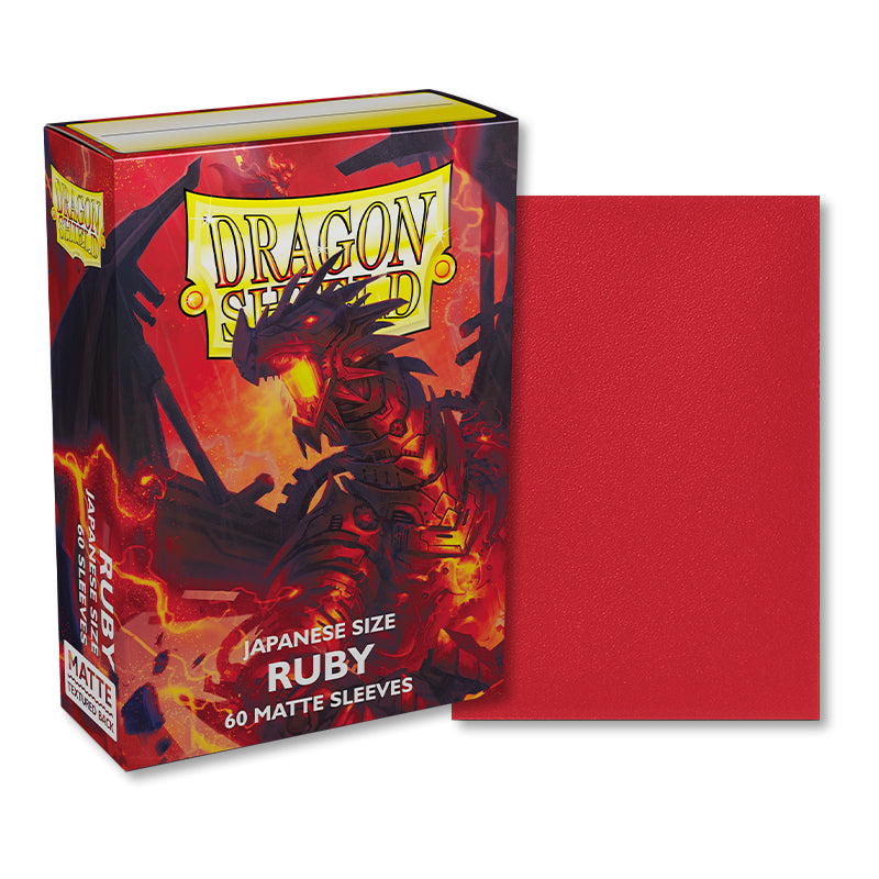 Matte Mini Sleeves (Ruby) | Dragon Shield