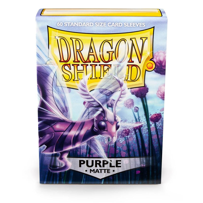 Matte 60 Standard Sleeves (Purple) | Dragon Shield