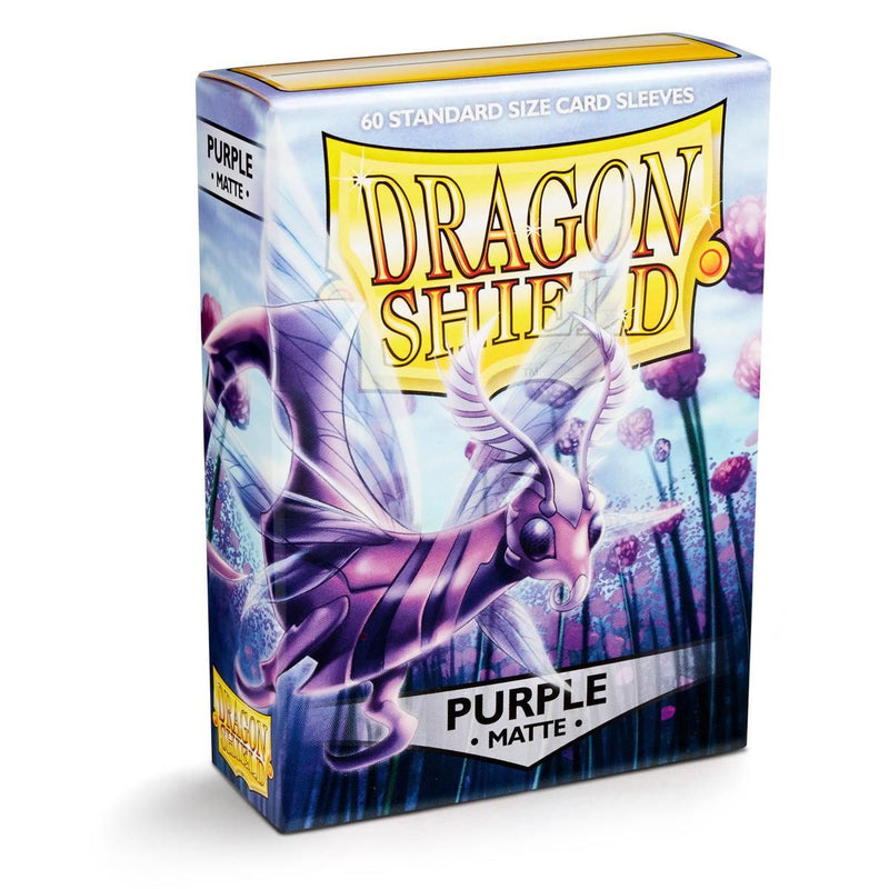 Matte 60 Standard Sleeves (Purple) | Dragon Shield