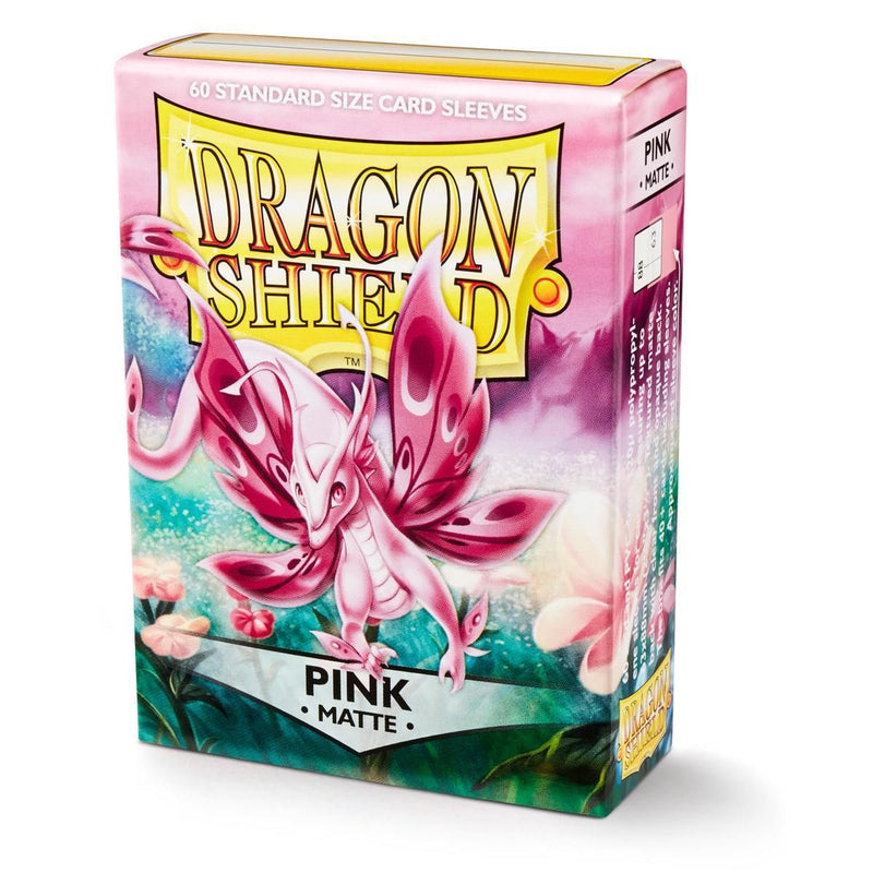 Matte 60 Standard Sleeves (Pink) | Dragon Shield