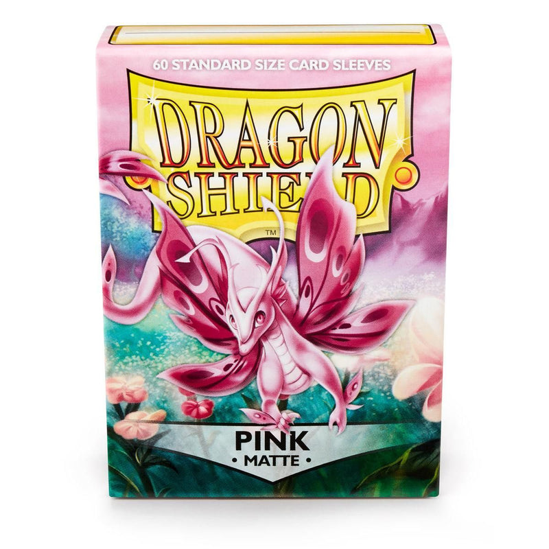 Matte 60 Standard Sleeves (Pink) | Dragon Shield