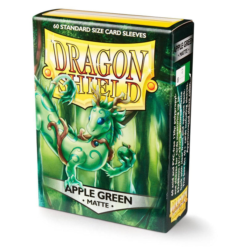 Matte 60 Standard Sleeves (Apple Green) | Dragon Shield