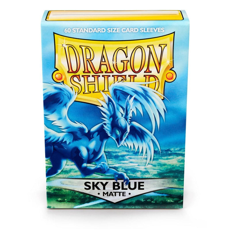 Matte 60 Standard Sleeves (Sky Blue) | Dragon Shield