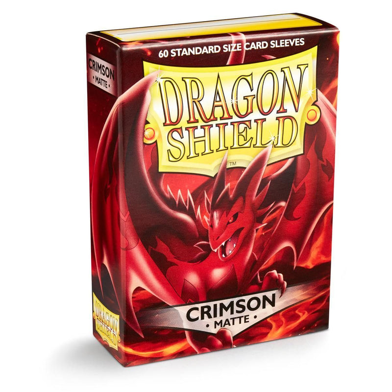Matte 60 Standard Sleeves (Crimson) | Dragon Shield