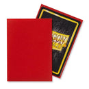 Matte 60 Standard Sleeves (Crimson) | Dragon Shield