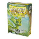 Matte 60 Standard Sleeves (Olive) | Dragon Shield