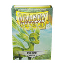 Matte 60 Standard Sleeves (Olive) | Dragon Shield