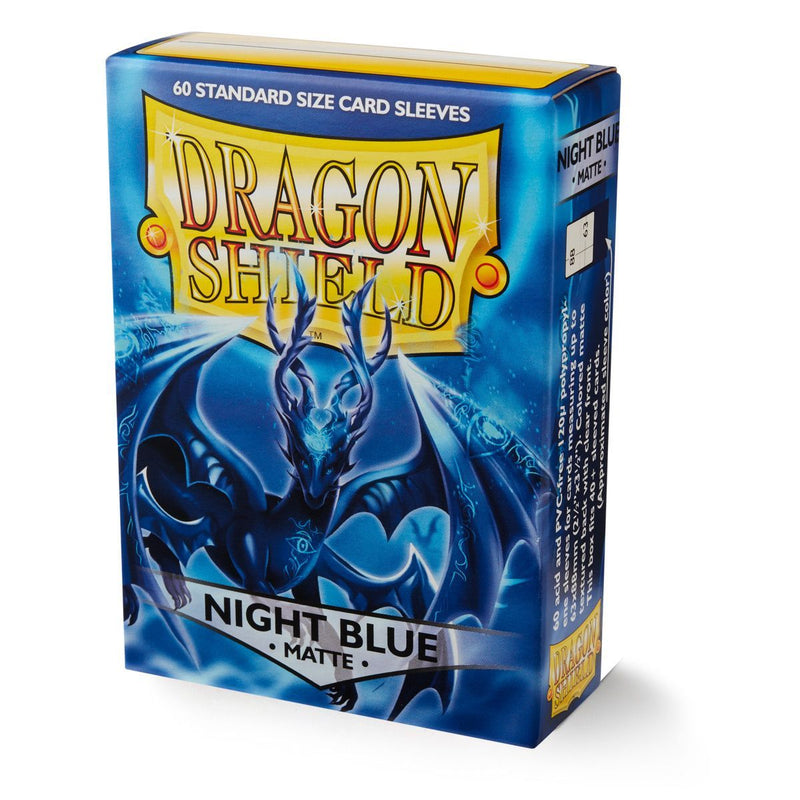 Matte 60 Standard Sleeves (Night Blue) | Dragon Shield