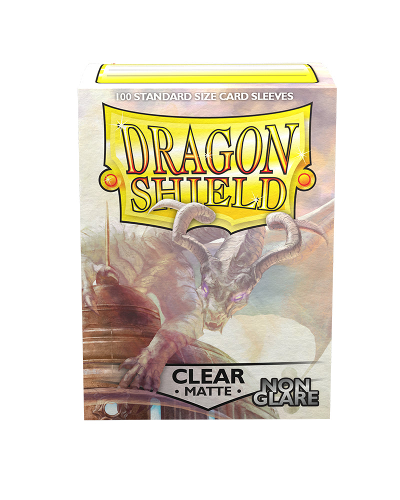 Matte Non-Glare Standard Sleeves (Clear) | Dragon Shield