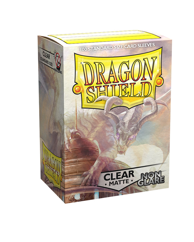 Matte Non-Glare Standard Sleeves (Clear) | Dragon Shield