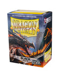 Matte Non-Glare Standard Sleeves (Black) | Dragon Shield