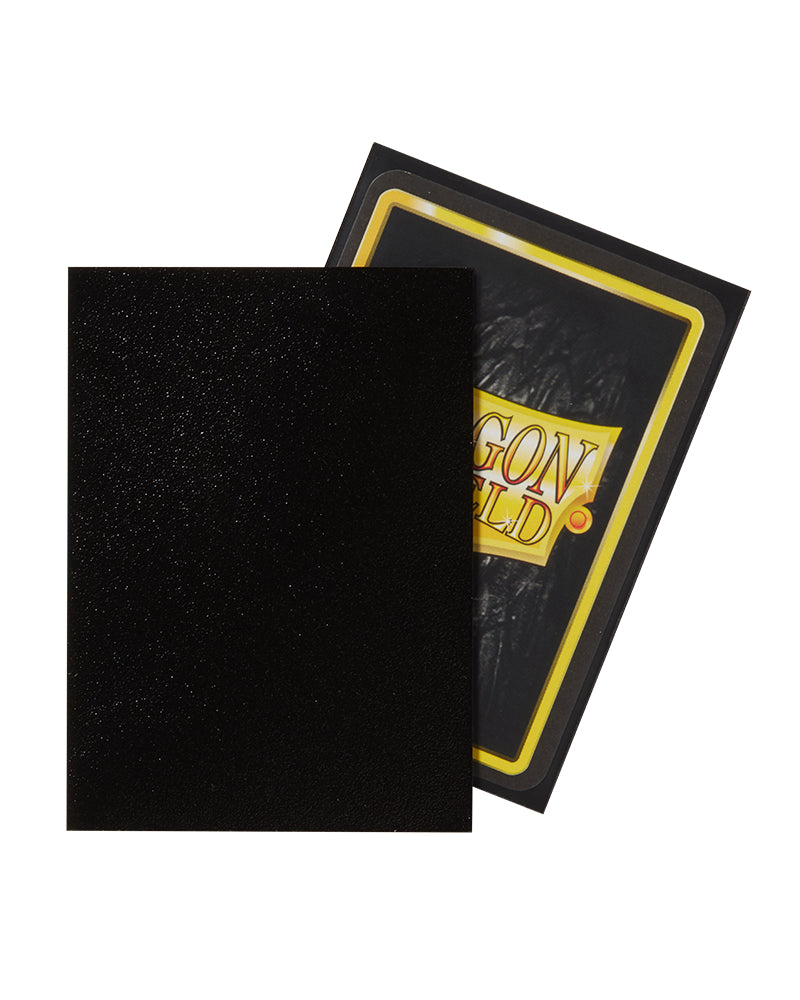 Matte Non-Glare Standard Sleeves (Black) | Dragon Shield