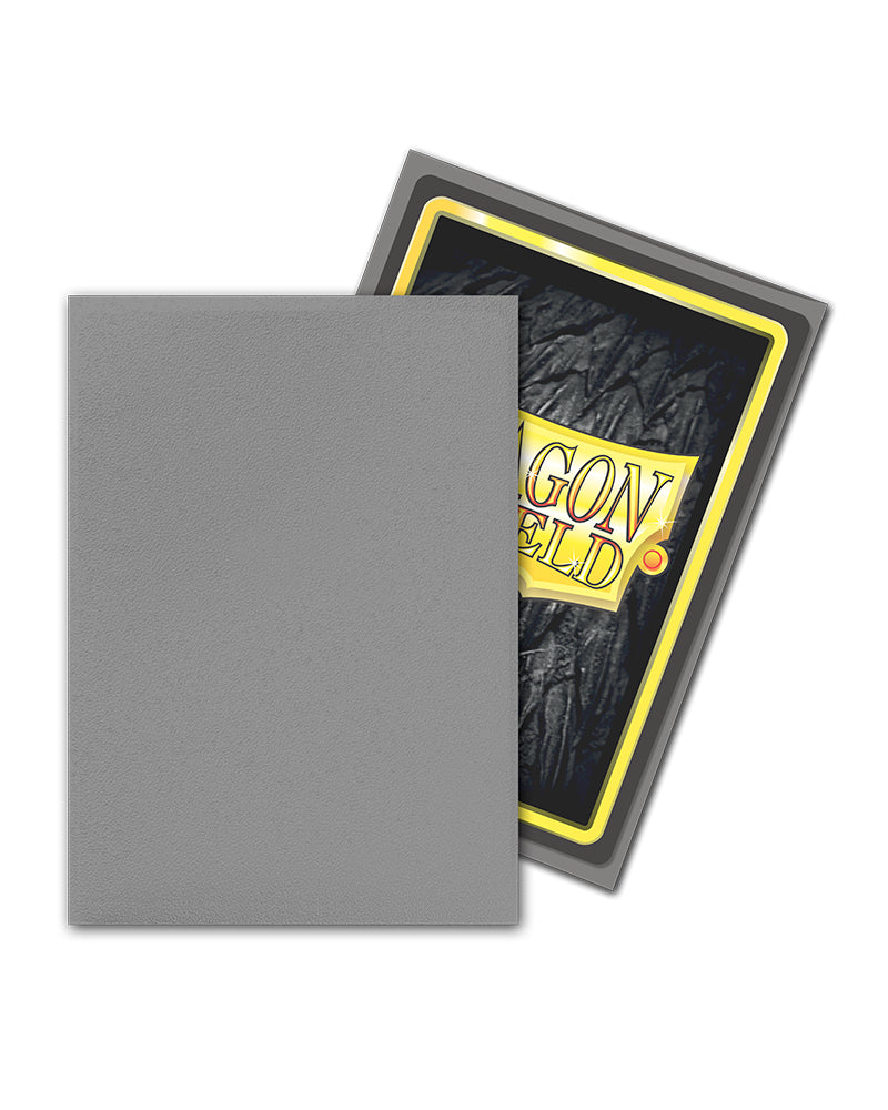 Matte Non-Glare Standard Sleeves (Silver) | Dragon Shield