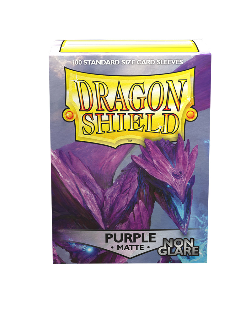 Matte Non-Glare Standard Sleeves (Purple) | Dragon Shield