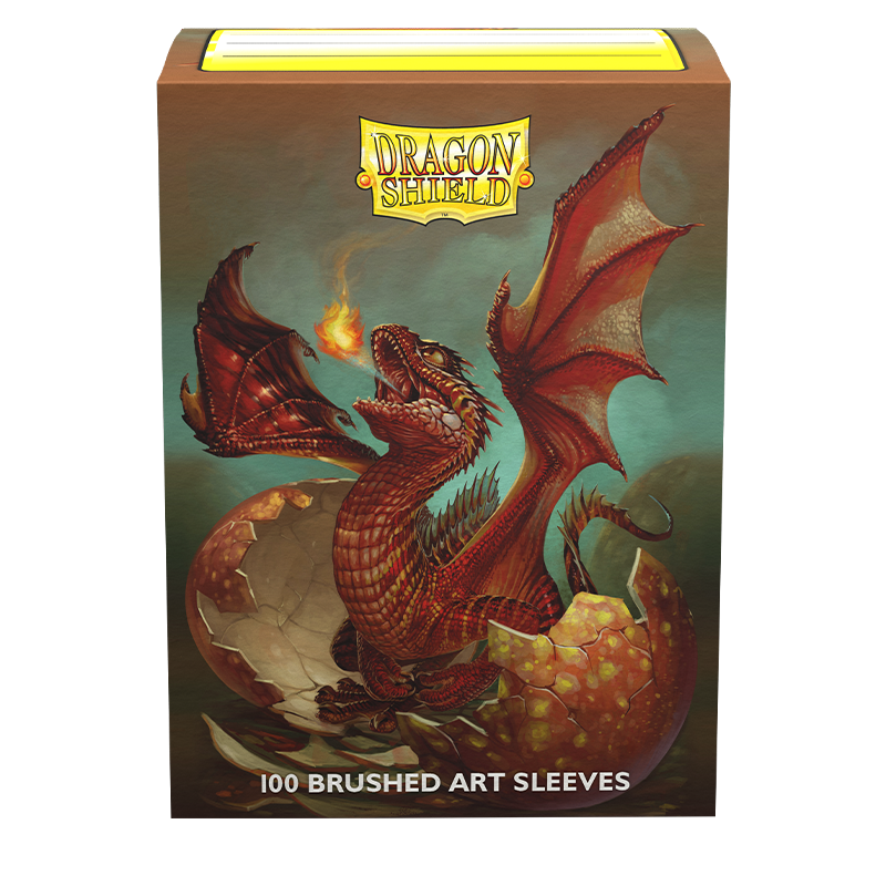 Brushed Art Standard Sleeves 'Sparky' | Dragon Shield