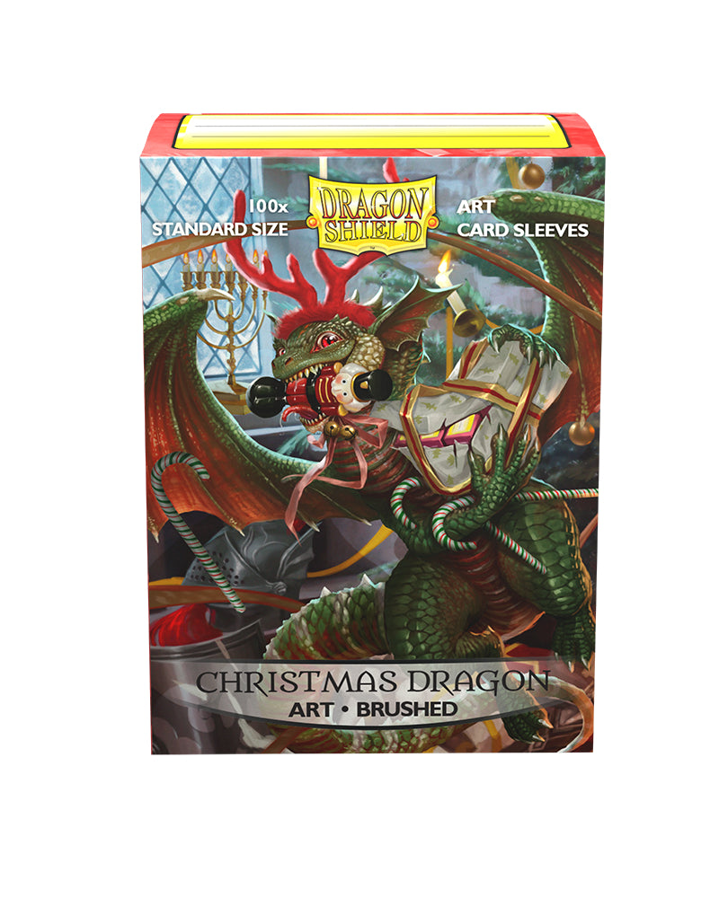 Brushed Art Standard Sleeves 'Christmas Dragon 2020' | Dragon Shield