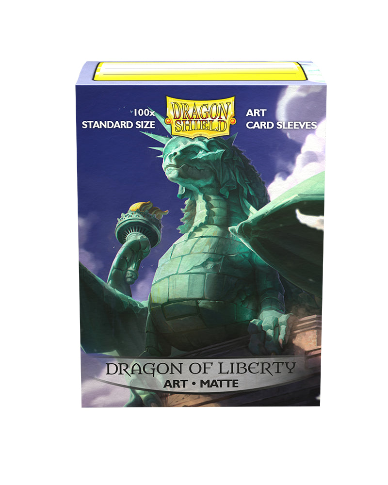 Matte Art Standard Sleeves 'Dragon of Liberty' | Dragon Shield