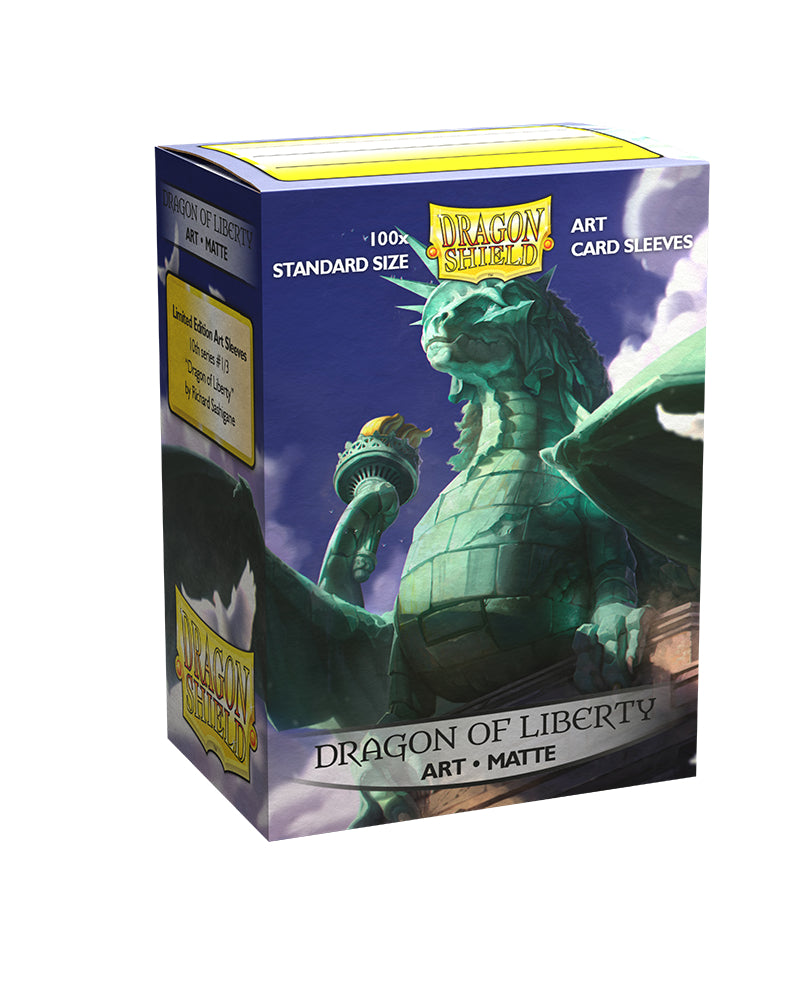 Matte Art Standard Sleeves 'Dragon of Liberty' | Dragon Shield