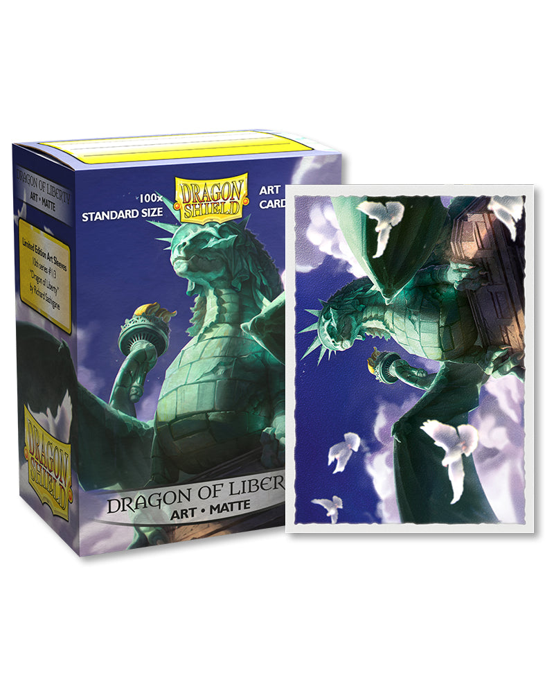 Matte Art Standard Sleeves 'Dragon of Liberty' | Dragon Shield