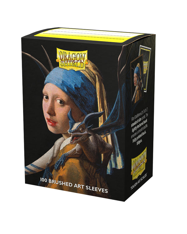 Brushed Art Standard Sleeves 'The Girl with The Pearl Earring' | Dragon Shield