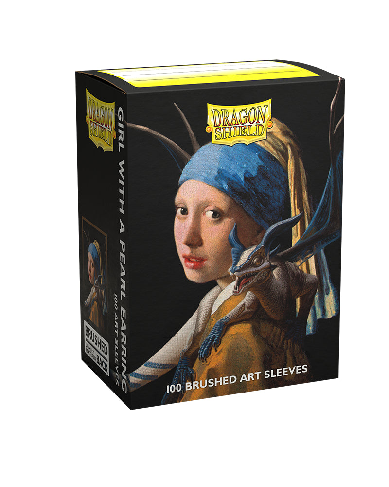 Brushed Art Standard Sleeves 'The Girl with The Pearl Earring' | Dragon Shield