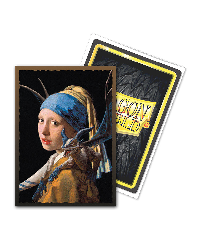 Brushed Art Standard Sleeves 'The Girl with The Pearl Earring' | Dragon Shield