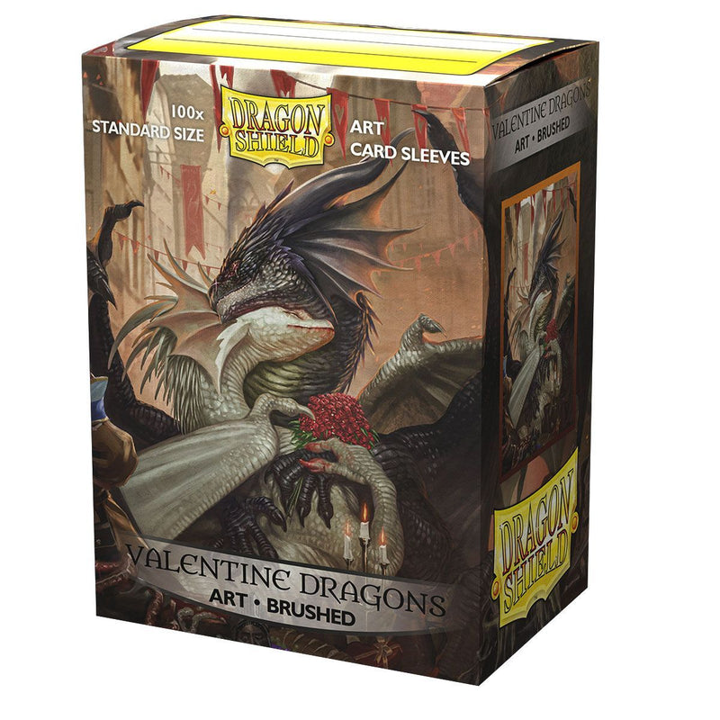 Brushed Art Standard Sleeves 'Valentine Dragon 2021' | Dragon Shield