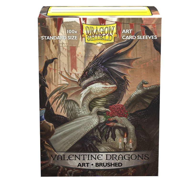 Brushed Art Standard Sleeves 'Valentine Dragon 2021' | Dragon Shield