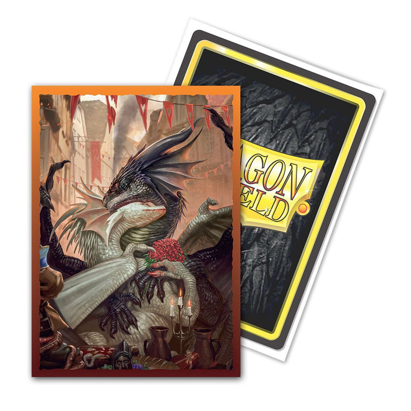 Brushed Art Standard Sleeves 'Valentine Dragon 2021' | Dragon Shield