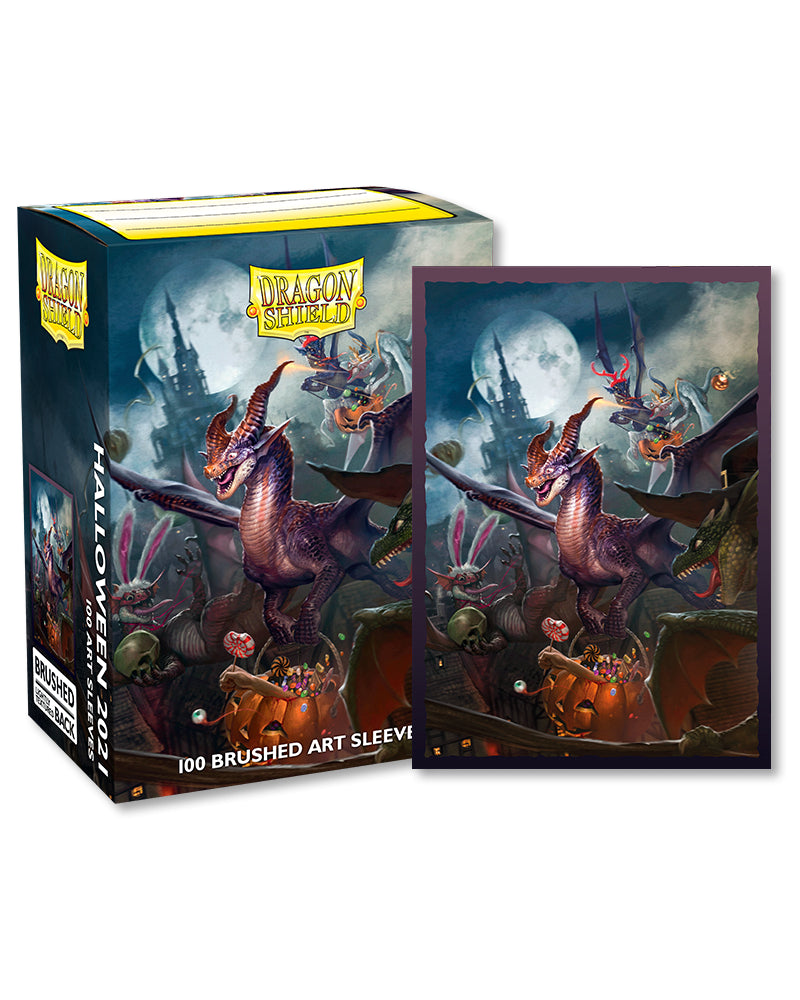 Brushed Art Standard Sleeves 'Halloween Dragon 2021' | Dragon Shield