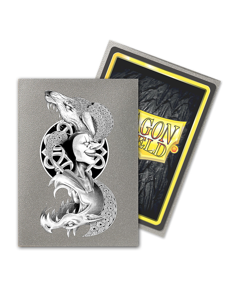 Silver Matte Art Standard Sleeves 'Loki' | Dragon Shield