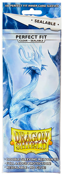 Perfect Fit Sealable Inner Sleeves (Clear) | Dragon Shield