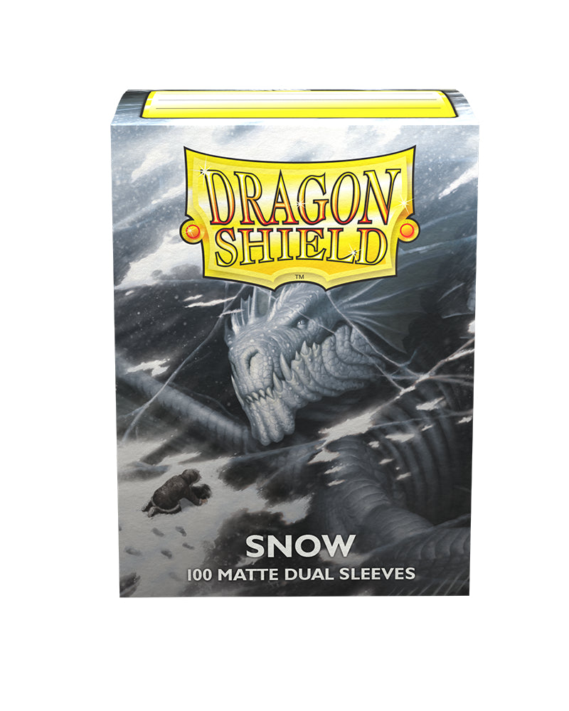 Matte Dual Standard Sleeves (Snow) | Dragon Shield