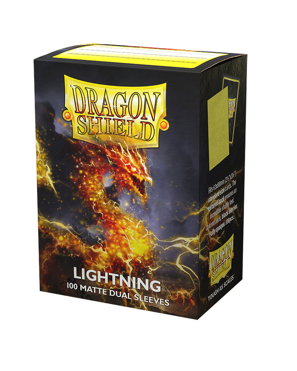 Matte Dual Standard Sleeves (Lightning) | Dragon Shield