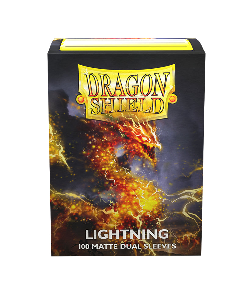 Matte Dual Standard Sleeves (Lightning) | Dragon Shield