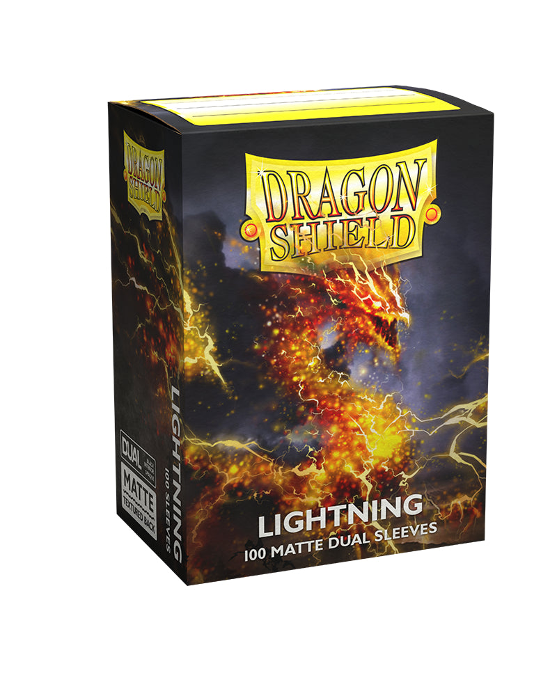 Matte Dual Standard Sleeves (Lightning) | Dragon Shield