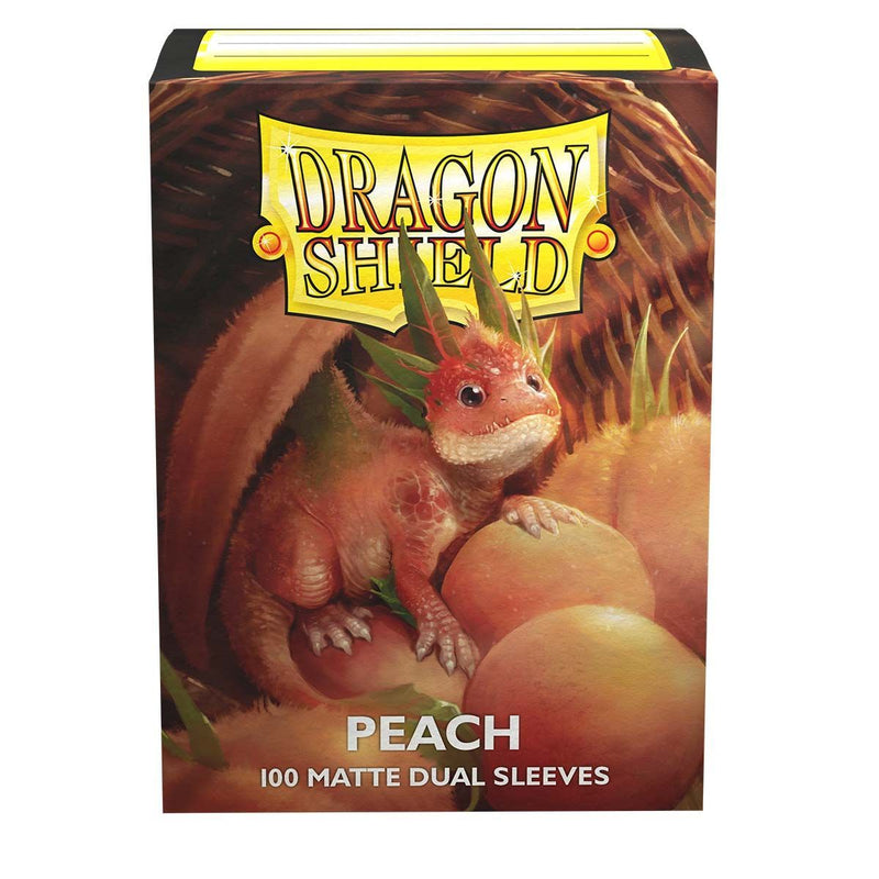 Matte Dual Standard Sleeves (Peach) | Dragon Shield